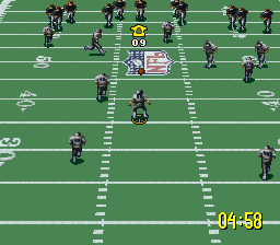 NFL Quarterback Club 96 back cover for Sega Saturn